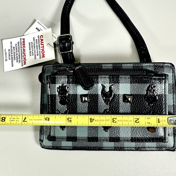 NWT Disney Parks Boutique Villains Checkered Crossbody Bag - Picture 12 of 14